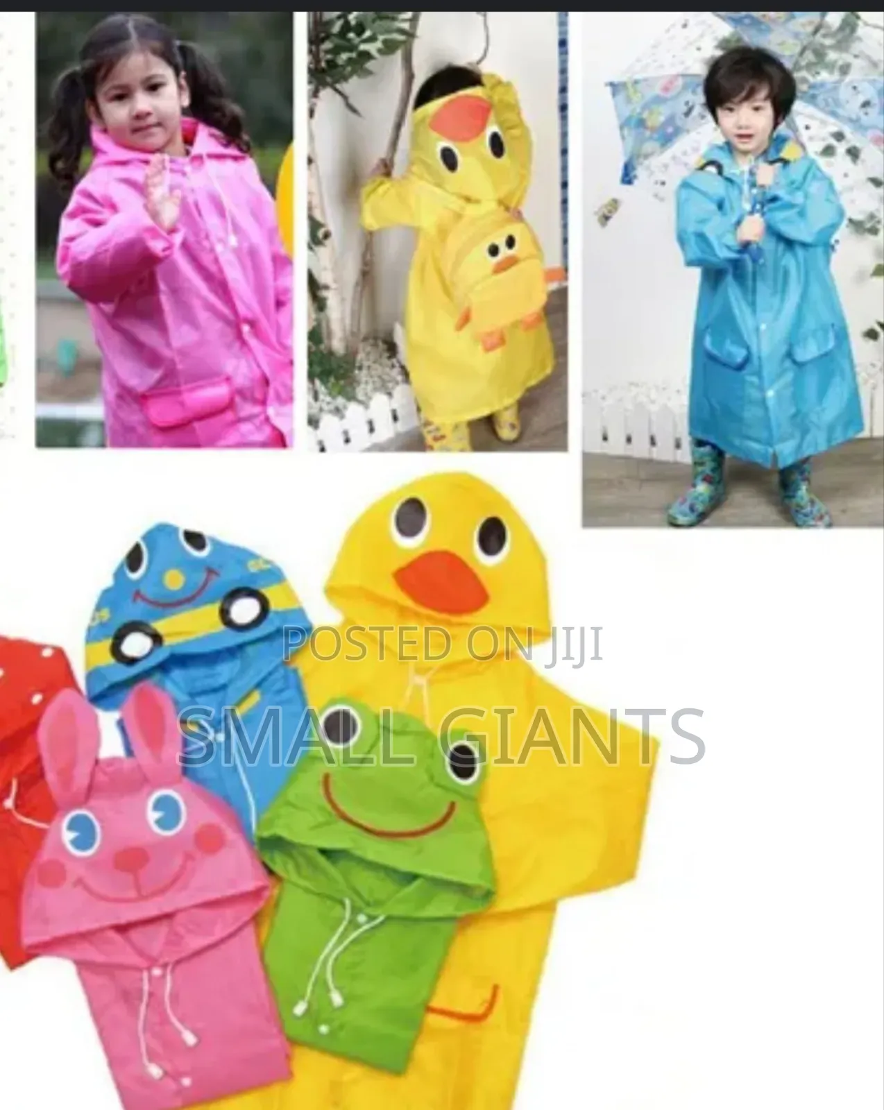 Children's Long Raincoat Boys and Girls Waterproof Jacket