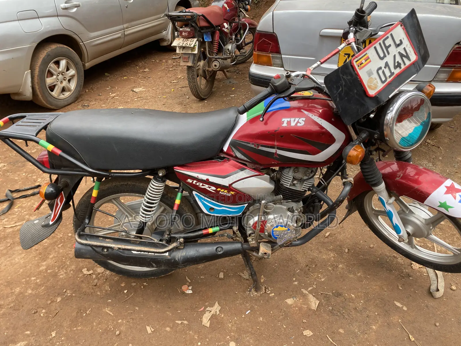 TVS HLX 125 2022 Red