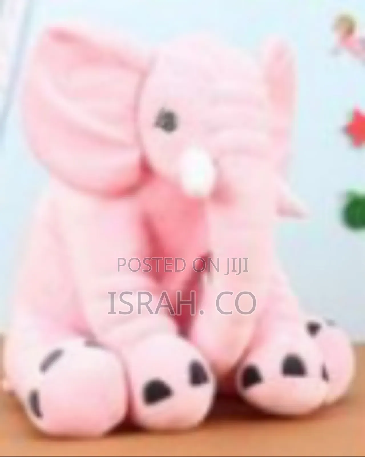 Giant Plush Elephant Baby Pillow and Comfort Toy
