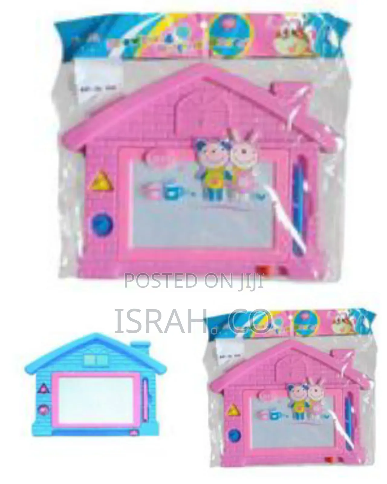 House-Shaped Magnetic Drawing Board / Erasable Doodle Toy -