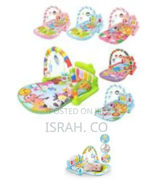 Musical Baby Play Mat With Kick Play Piano Gym and Activity Arch