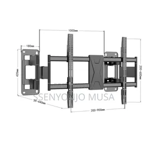 Smart Full Motion Tv Wall Mount Bracket 40–75 Inch – Swivel Tilt.