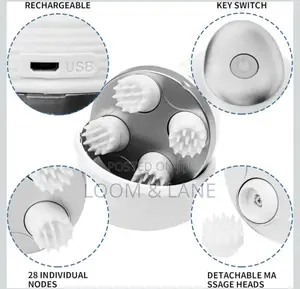 Rechargeable Electric Head and Scalp Massager