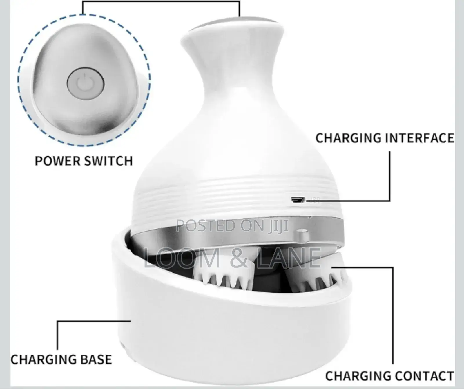 Rechargeable Electric Head and Scalp Massager