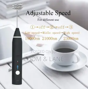 2in1 Rechargeable Milk and Coffee Frother