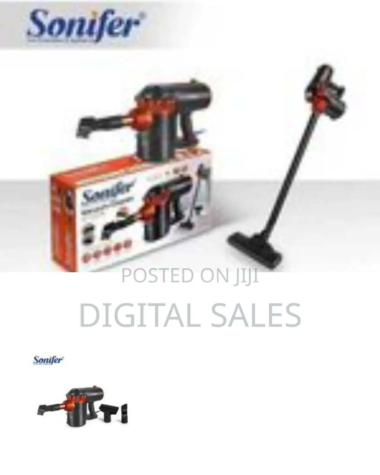 Sonifer Powerful Suction Stick Handheld Vacuum Cleaner