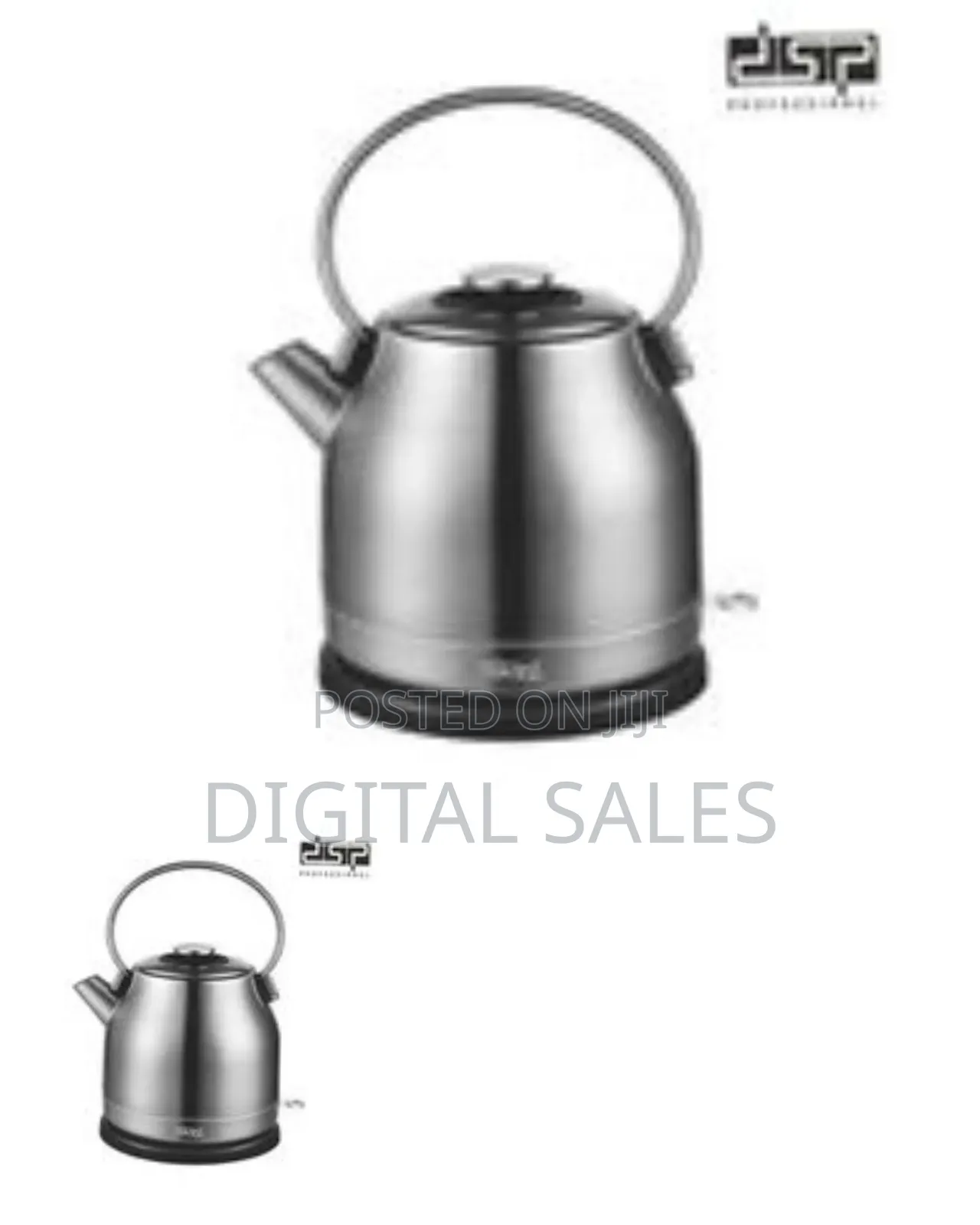 DSP Professional Stainless Steel Electric Kettle, 1,7l
