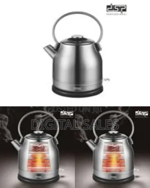 DSP Professional Stainless Steel Electric Kettle, 1,7l