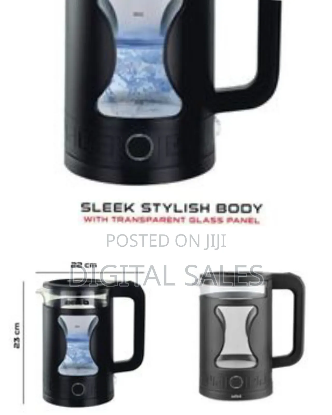 Sayonapps Glass Electric Kettle
