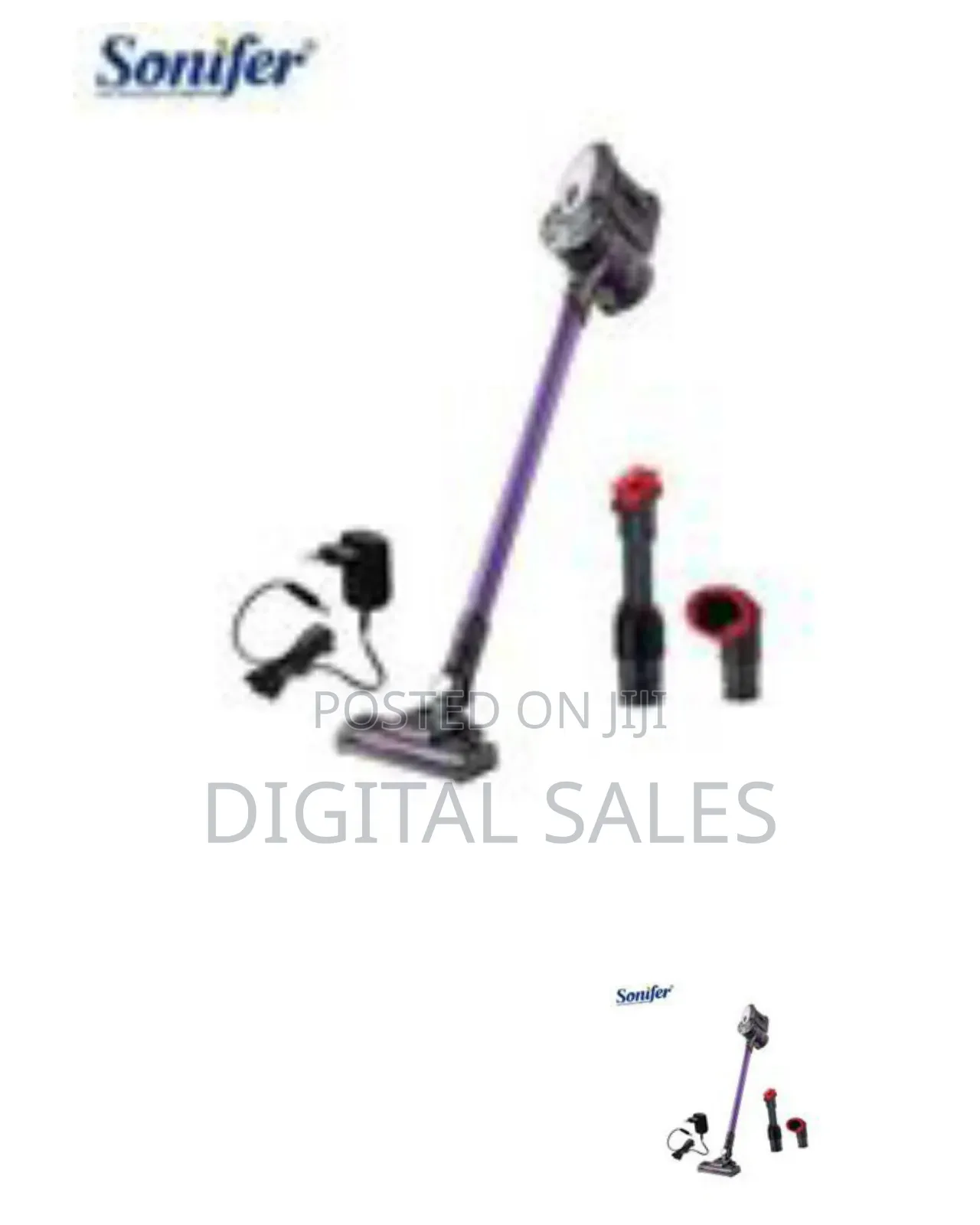 Sonifer Cordless 3-in-1 Stick Vacuum Cleaner - Multicolo