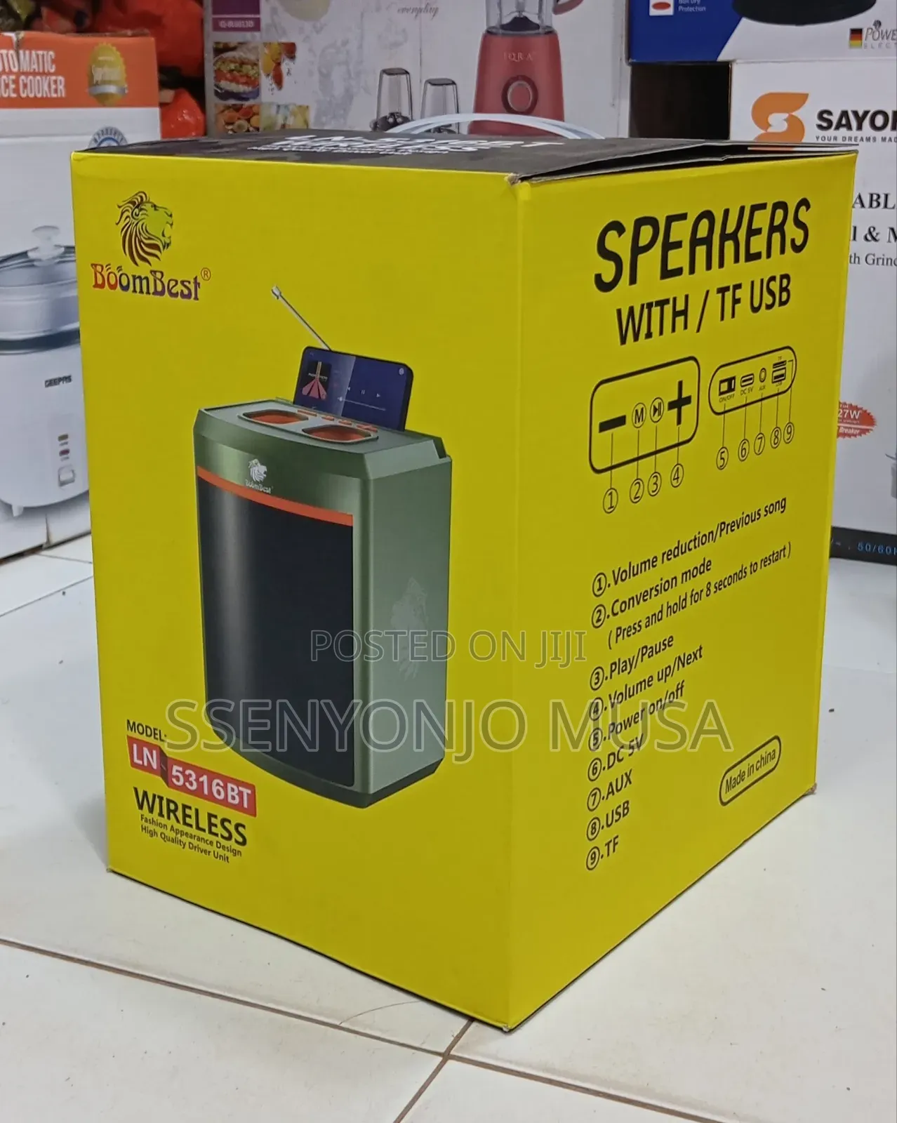 Boombest Super Bass Bt Wireless Speaker – 40w Powerful Sound, 7200mah