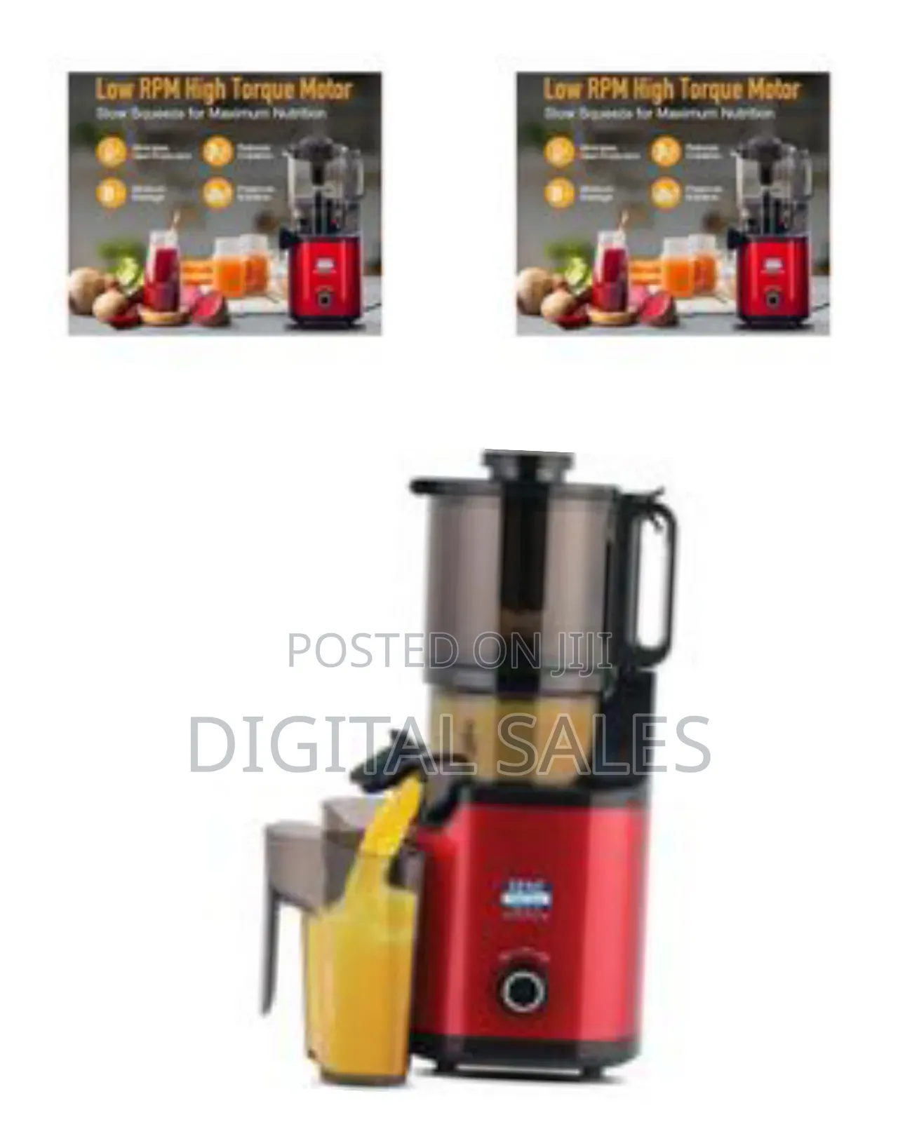 Raf Multifunction Slow Juicer That Retains Nutrients in Juice