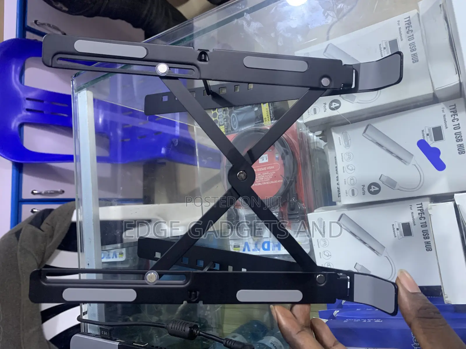 Metallic Laptop Stand