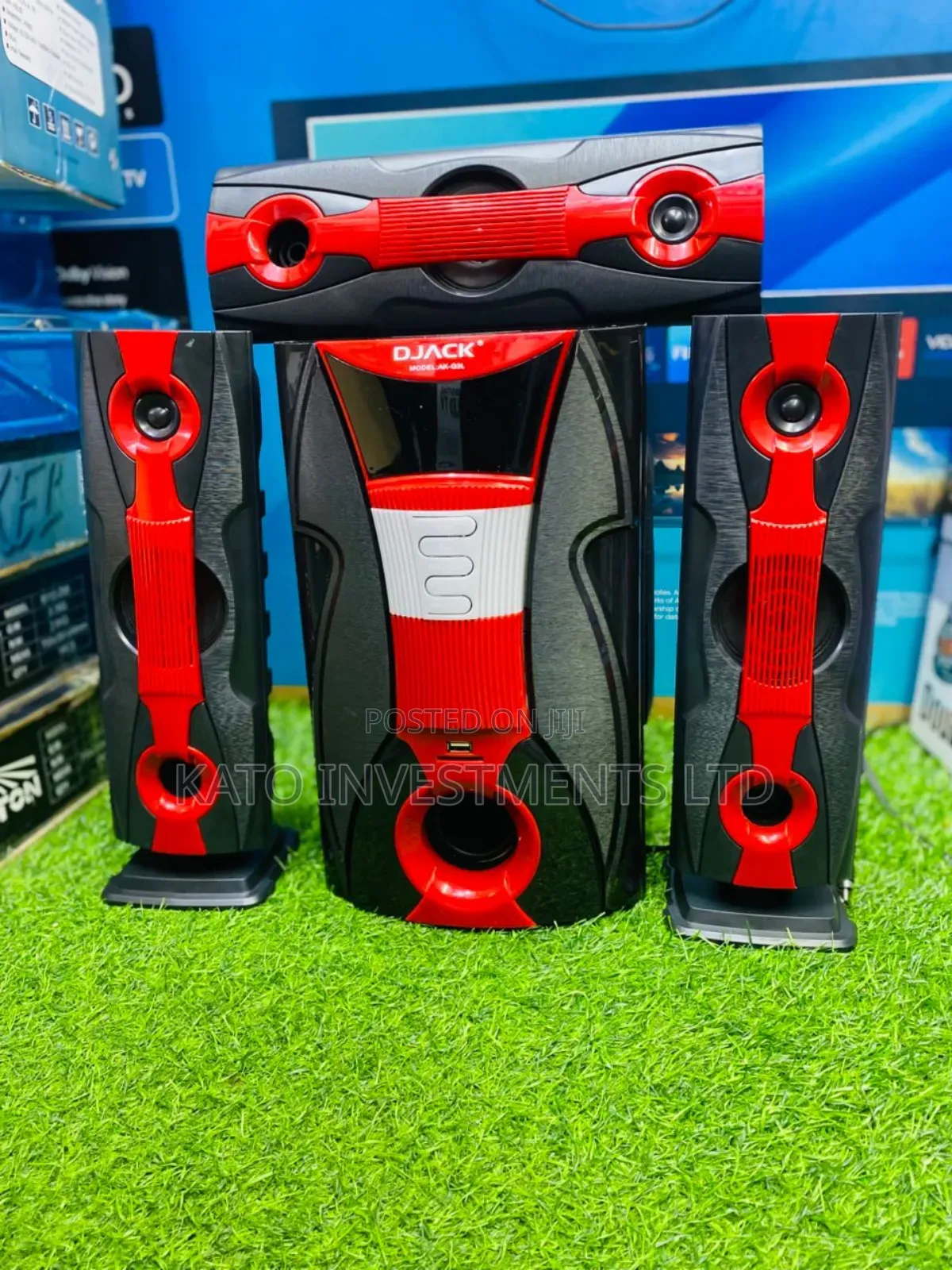 Djack Red And Black Super Bass Woofer