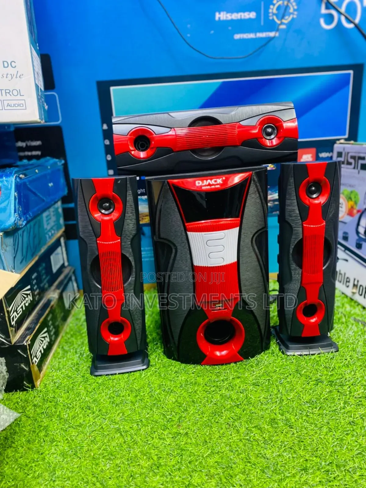 Djack Red And Black Super Bass Woofer