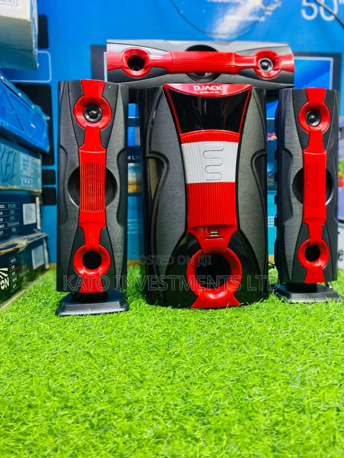 Djack Red And Black Super Bass Woofer