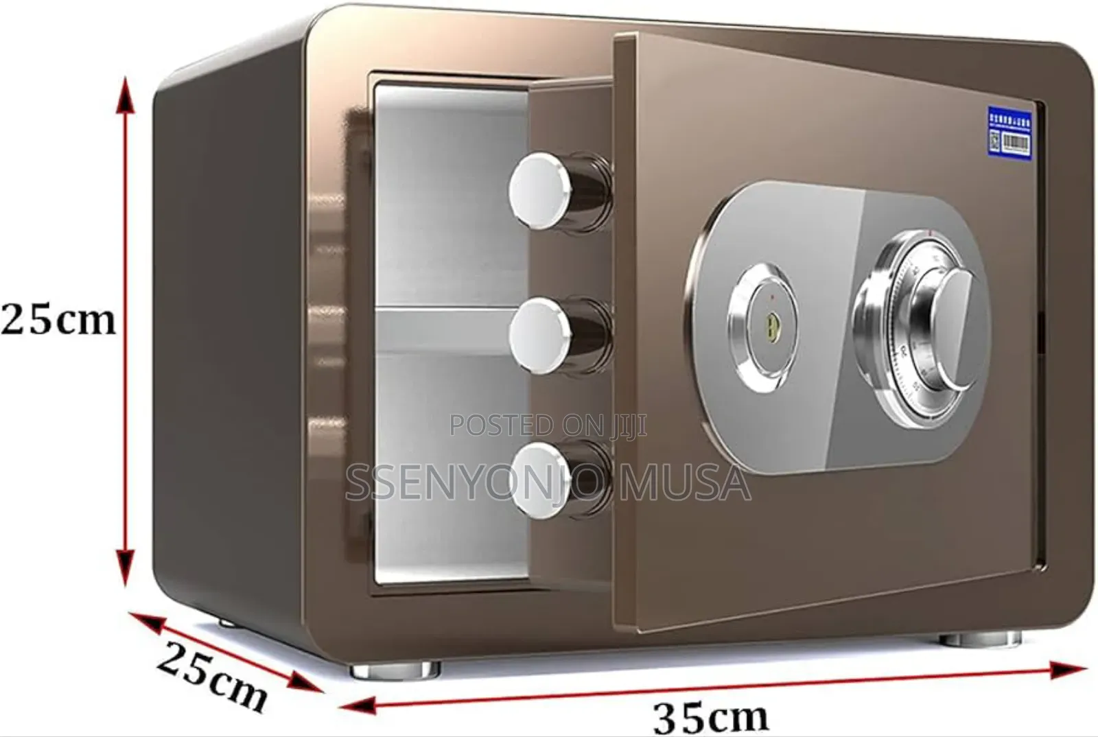 Strongbox Fireproof & Waterproof Security Safe Box – Steel Safe