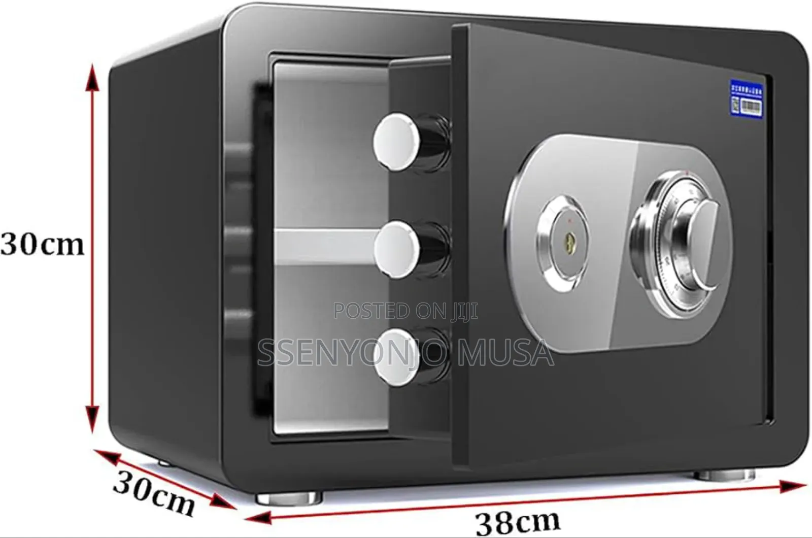 Strongbox Fireproof & Waterproof Security Safe Box – Steel Safe