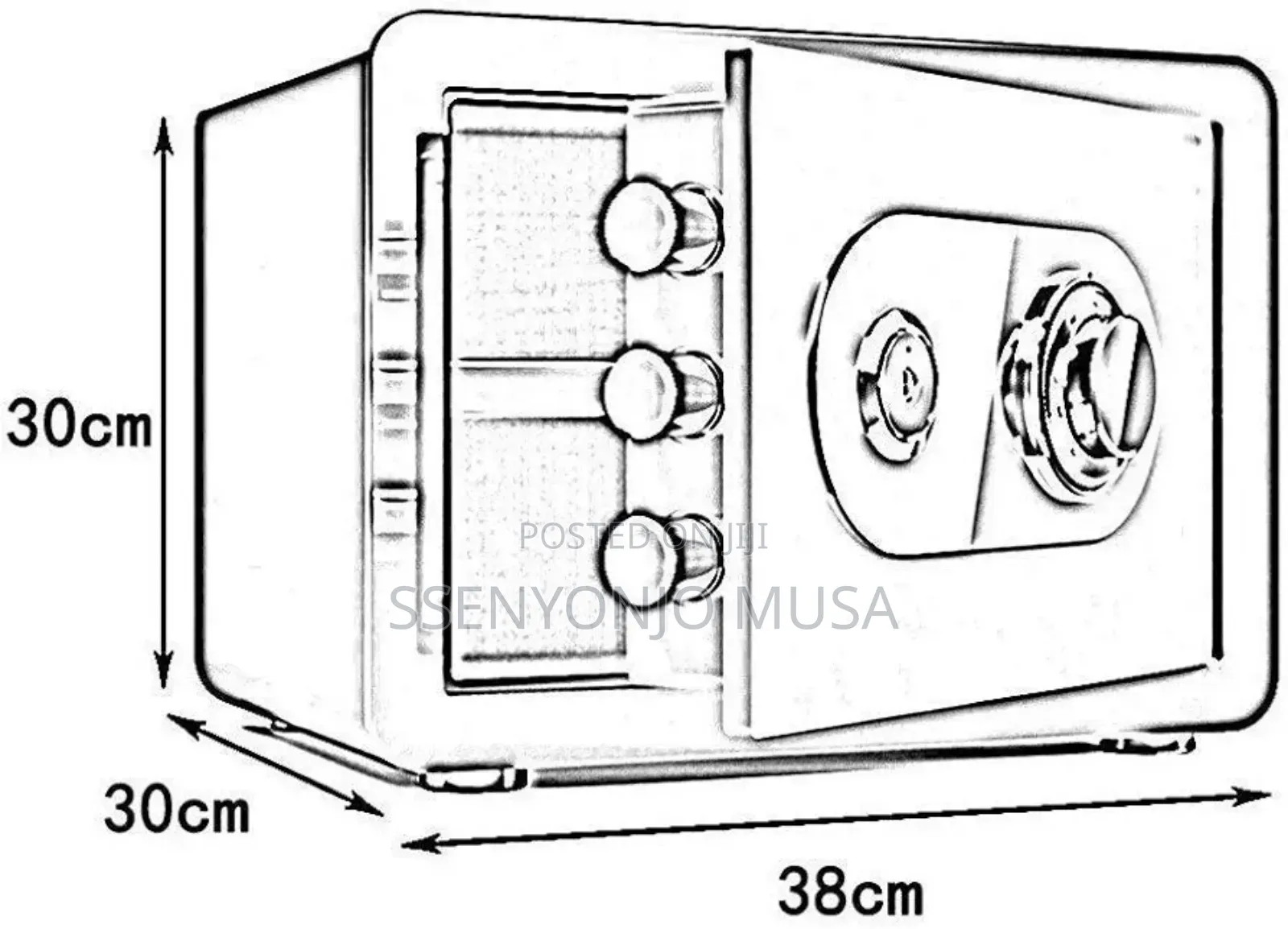 Strongbox Fireproof & Waterproof Security Safe Box – Steel Safe