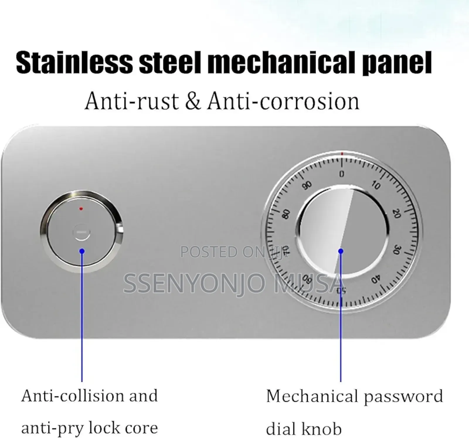 Strongbox Fireproof & Waterproof Security Safe Box – Steel Safe