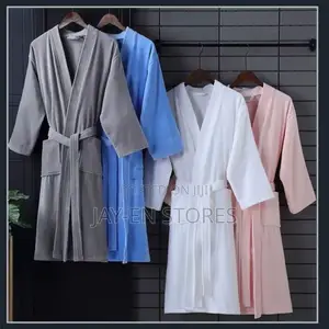 Cotton Bathrobes Available In Different Colors