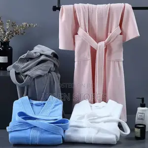 Cotton Bathrobes Available In Different Colors