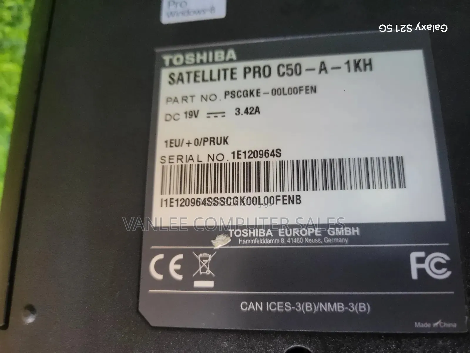 Laptop Toshiba Satellite Pro C650 4GB Intel Core I3 HDD 500GB