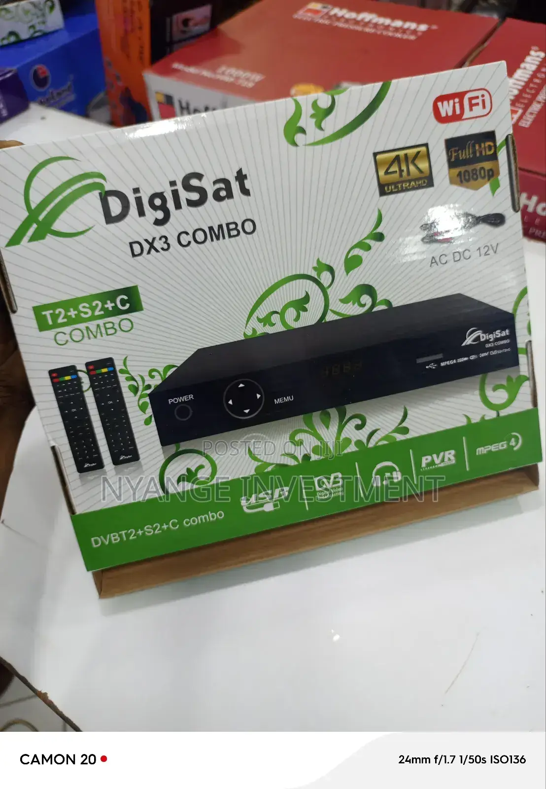 Digsat Dx3 Combo Decorder. Free to Air Decorder