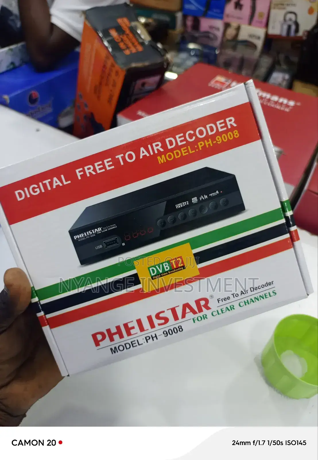 Digital Free to Air Decorder. Phelistar Free to Air Decorder
