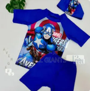 Summer Children Boys Cartoon Swimsuit