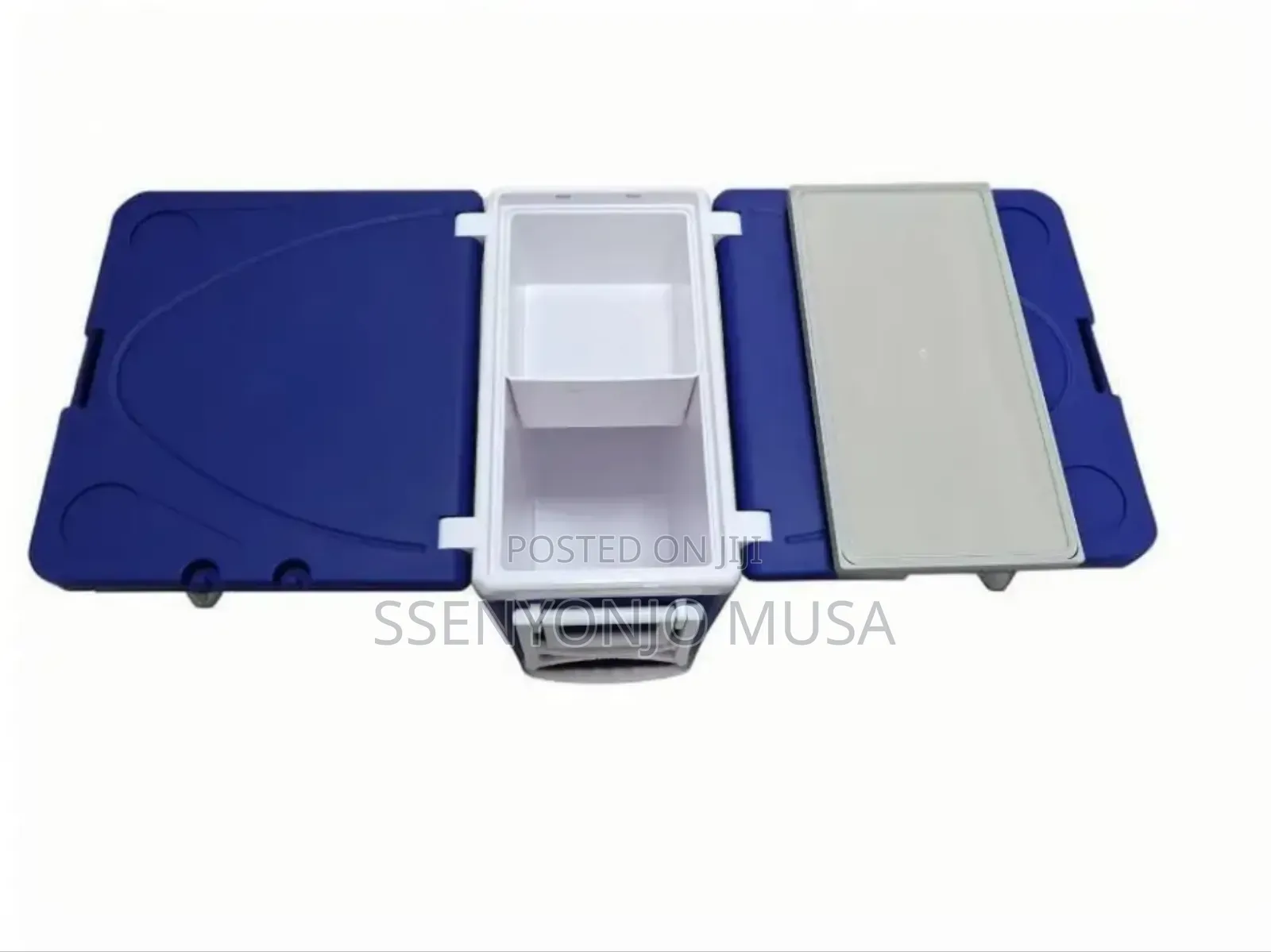 28l Outdoor Picnic Cooler Box With Folding Table Chairset –Insulated