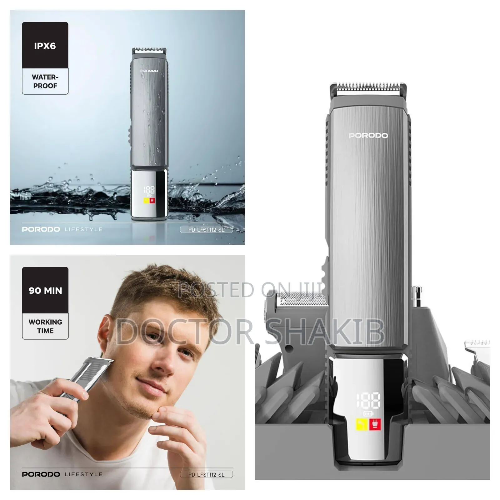 Porodo Lifestyle 14-in-1 Trimming Kit