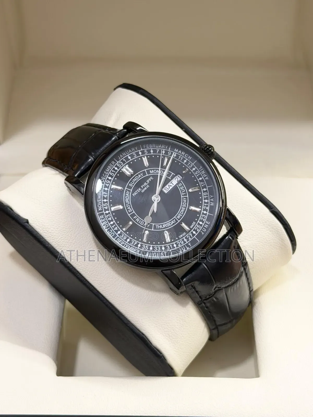 Patek Philippe Annual Calendar Pointer Date Classic Pp Annual Watch