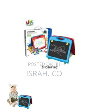 Portable Double-Sided Drawing Board Chalk/Whiteboard Easel Set