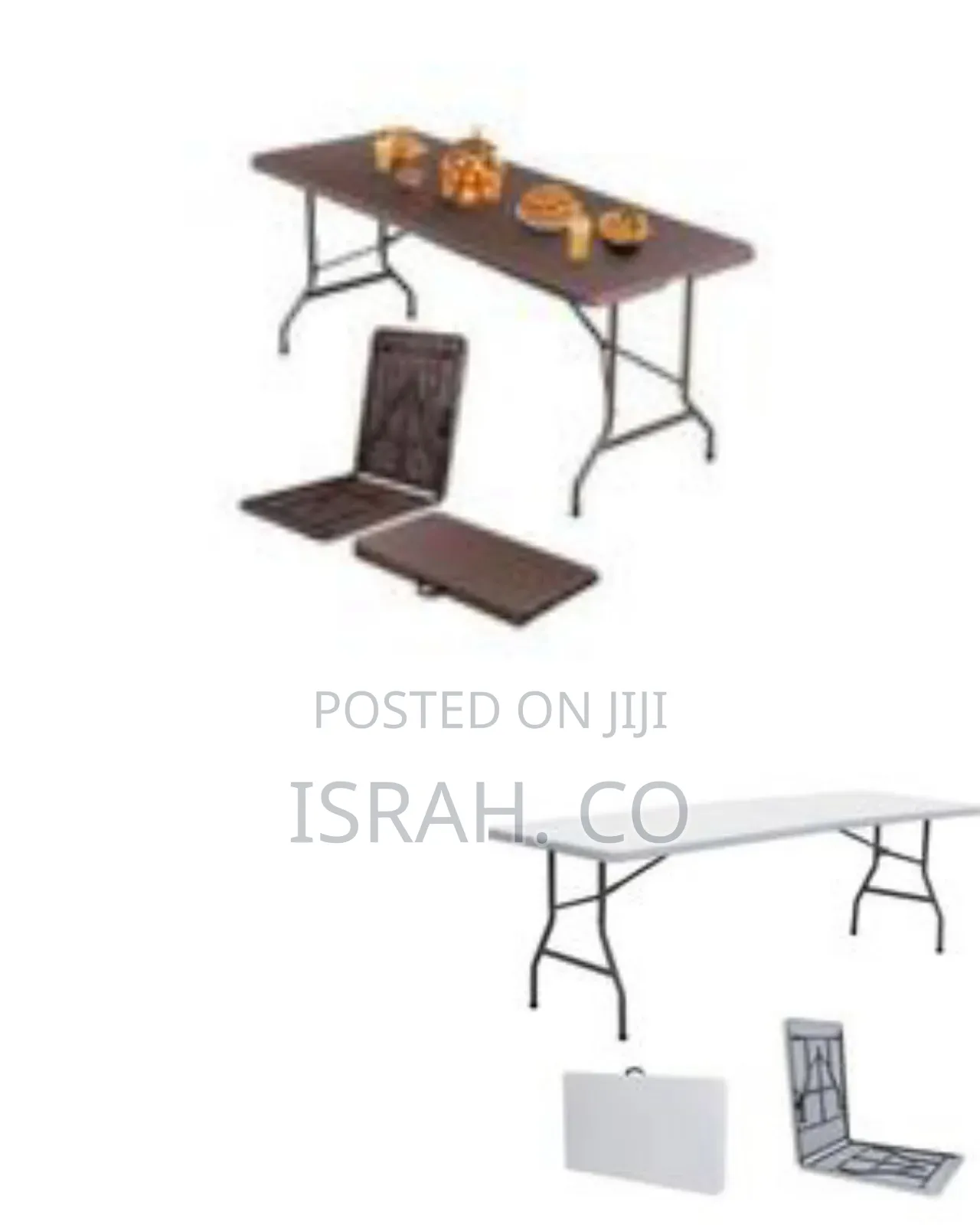 Heavy-Duty Folding Rectangular Utility Table