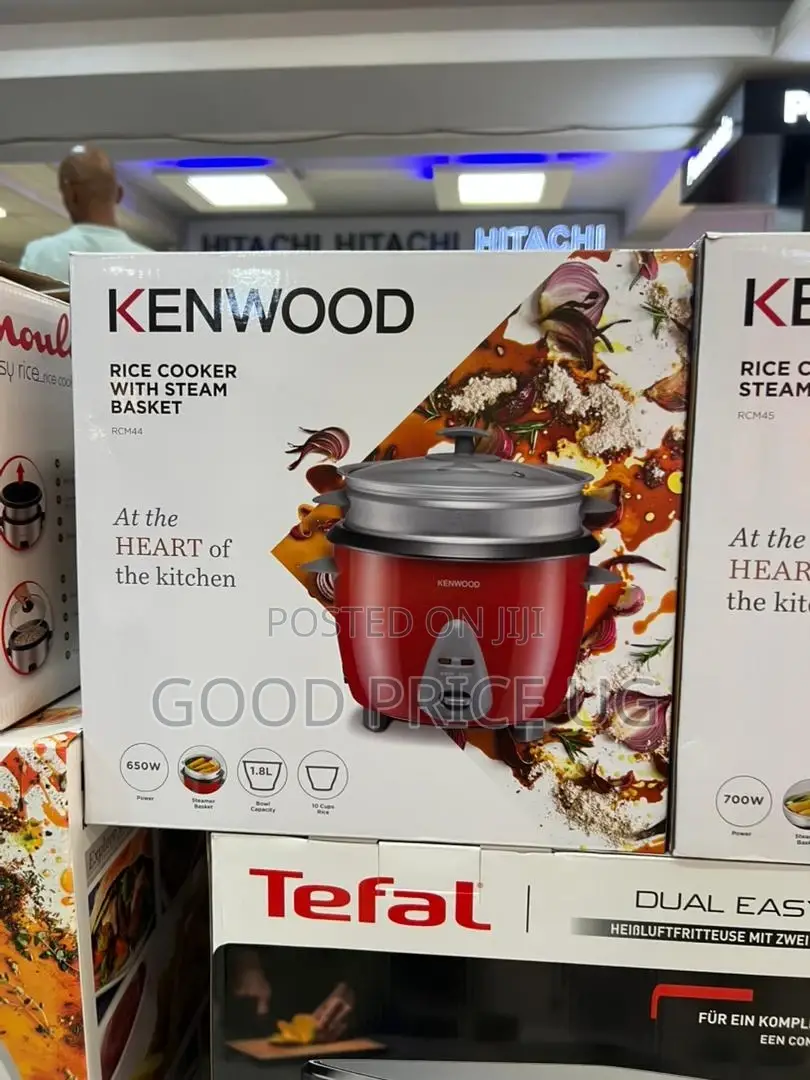 Kenwood 2-in-1 Electric Rice Cooker With Steamer Basket, Model Rcm44