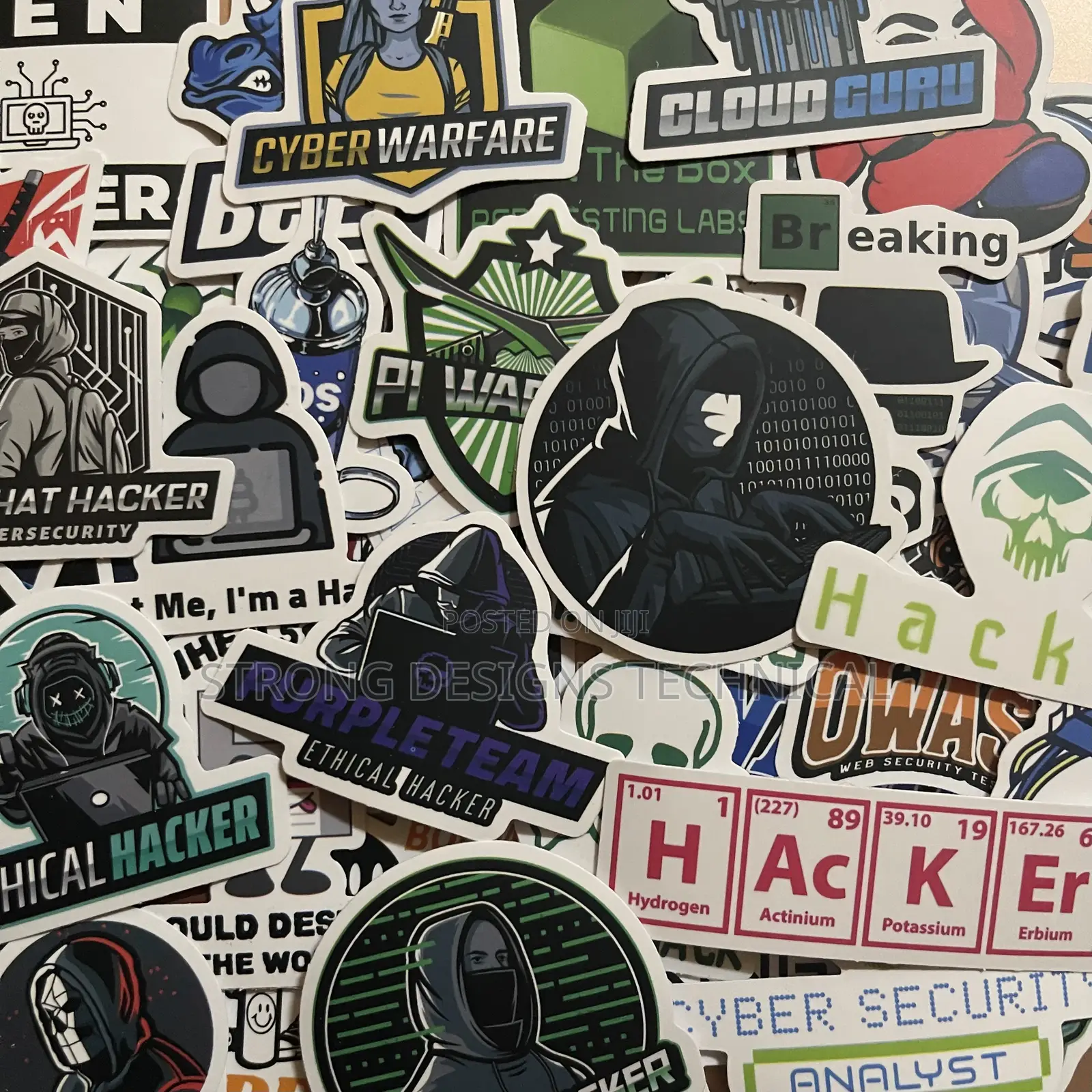 Hacker Stickers for Laptops/ Books / Phone Cases/ iPad Covers