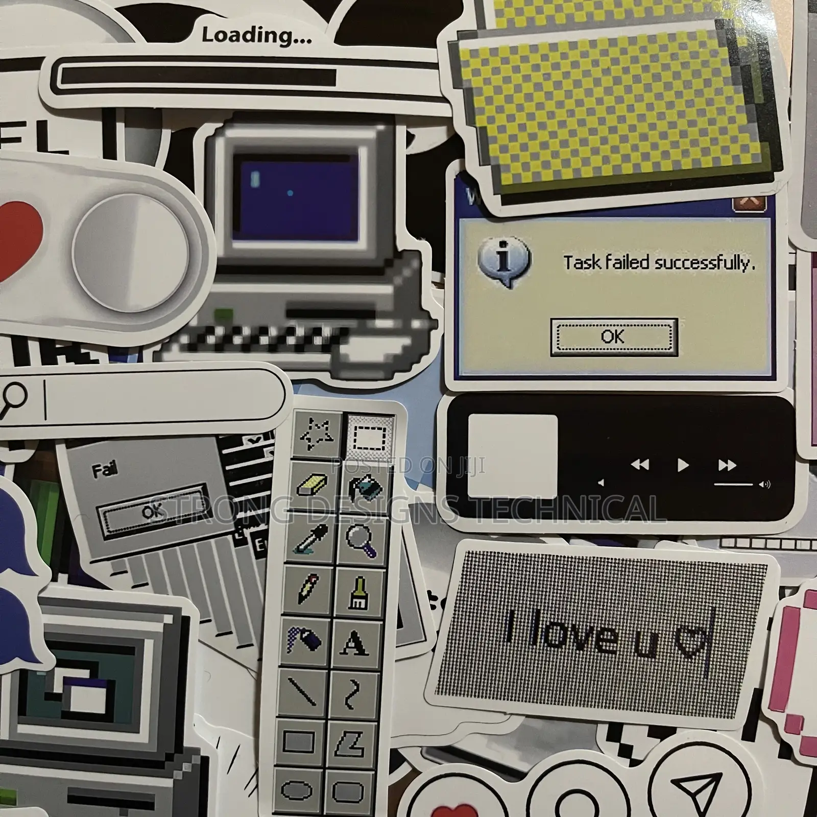 Internet / Computer Themed Laptop Stickers