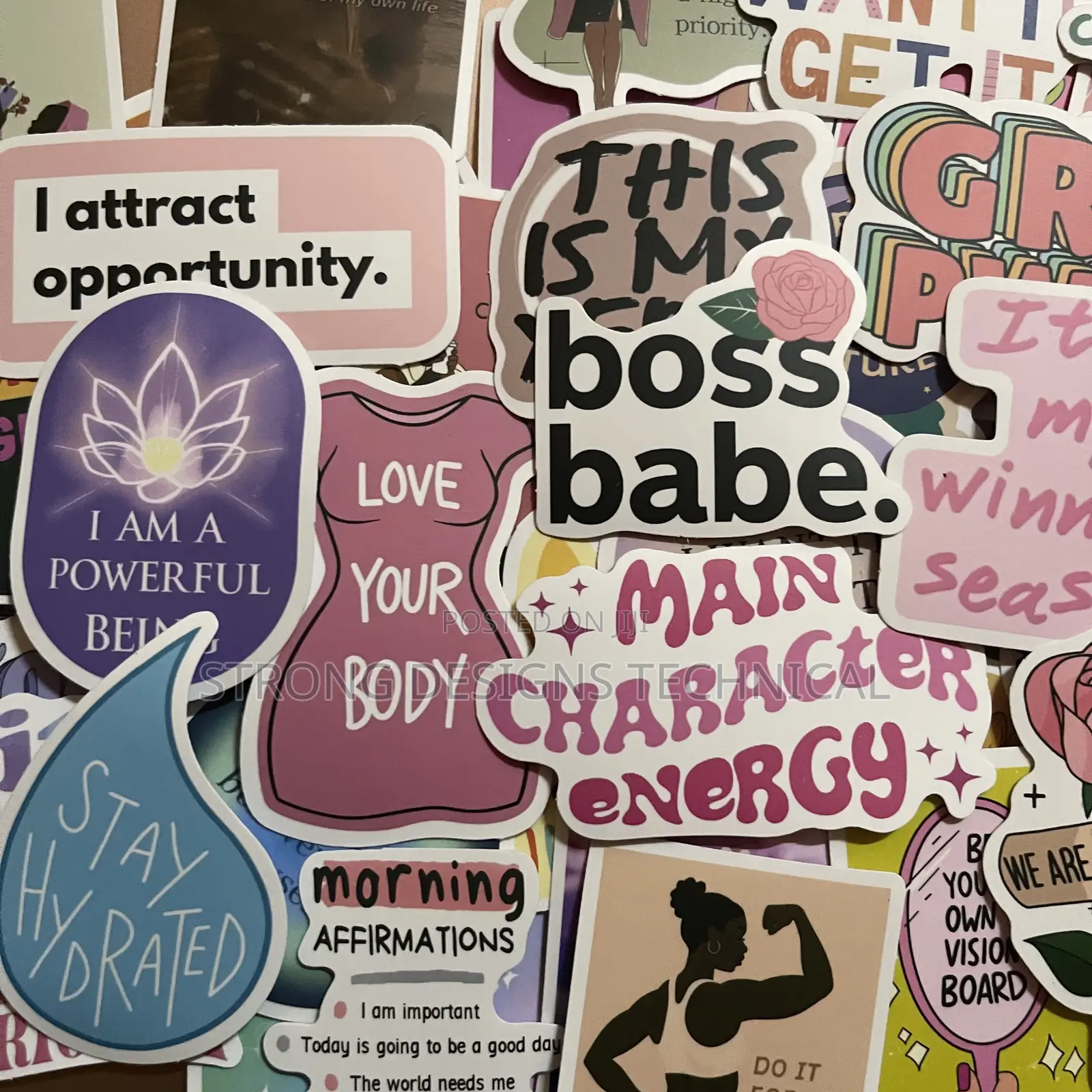 Positive Affirmations Stickers for Laptops/ Journals / Vision Board