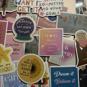 Positive Affirmations Stickers for Laptops/ Journals / Vision Board