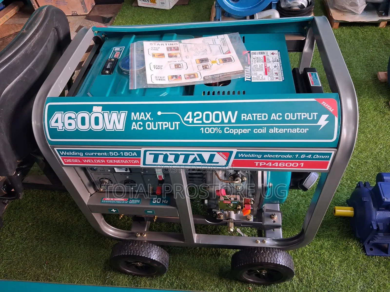 Diesel Welder Generator 4.6kw 180a Sp (Total)