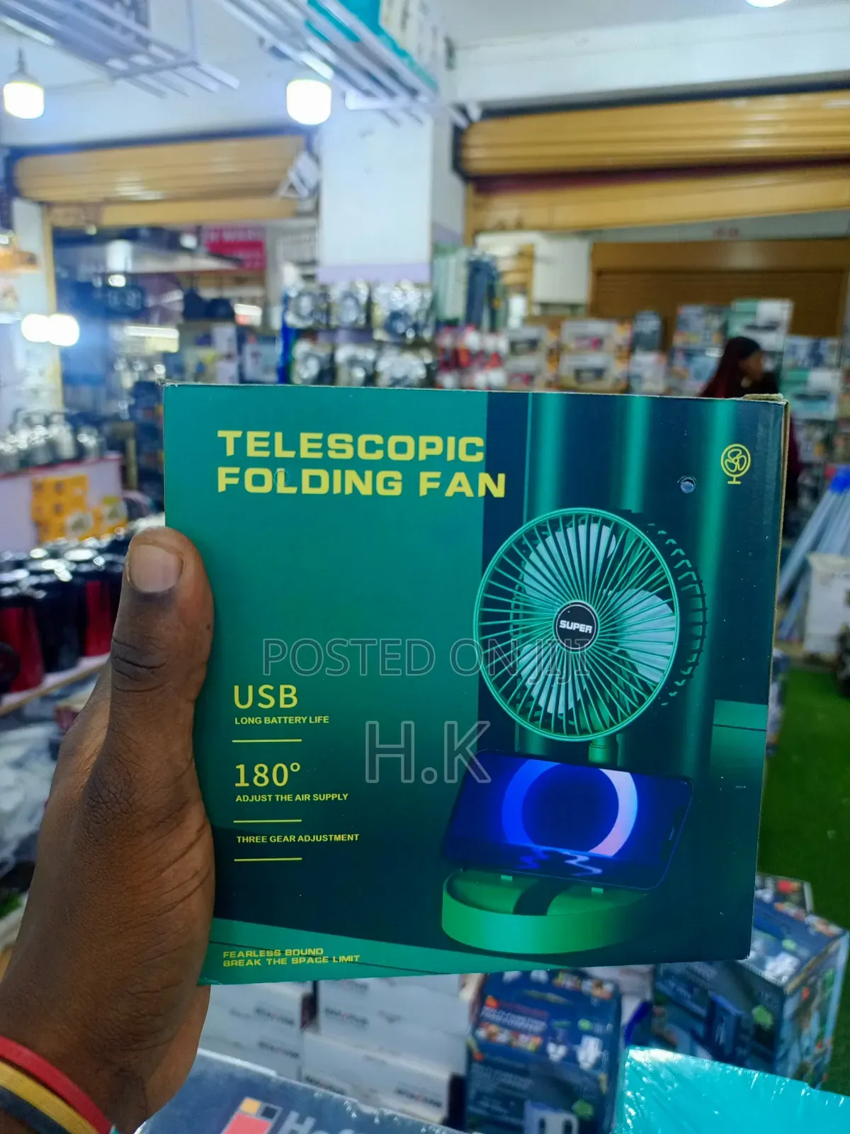 Portable Folding Fan