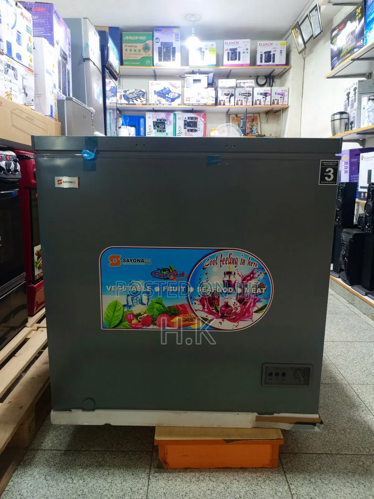 Sayona Chest Deep Freezer With High Efficiency Compressor