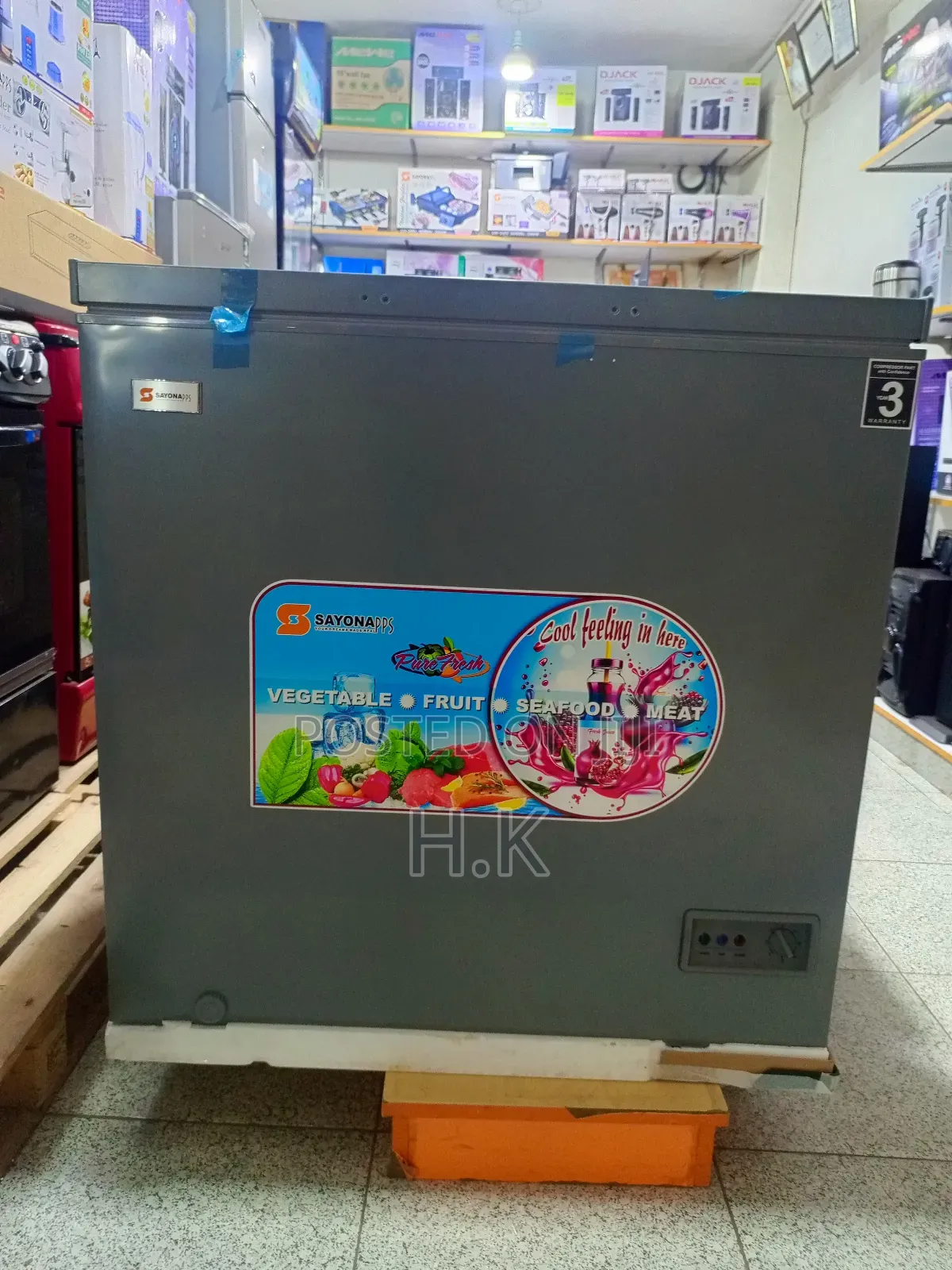 Sayona Chest Deep Freezer With High Efficiency Compressor