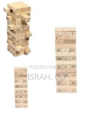 Jenga Wooden Building Blocks Game