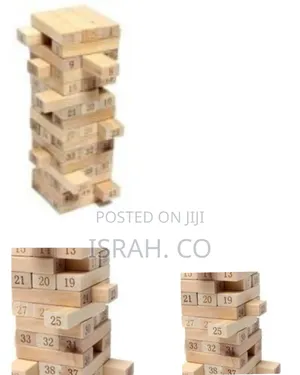 Jenga Wooden Building Blocks Game