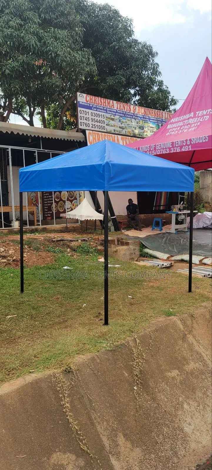 2mx2m Blue Gazebo Tent