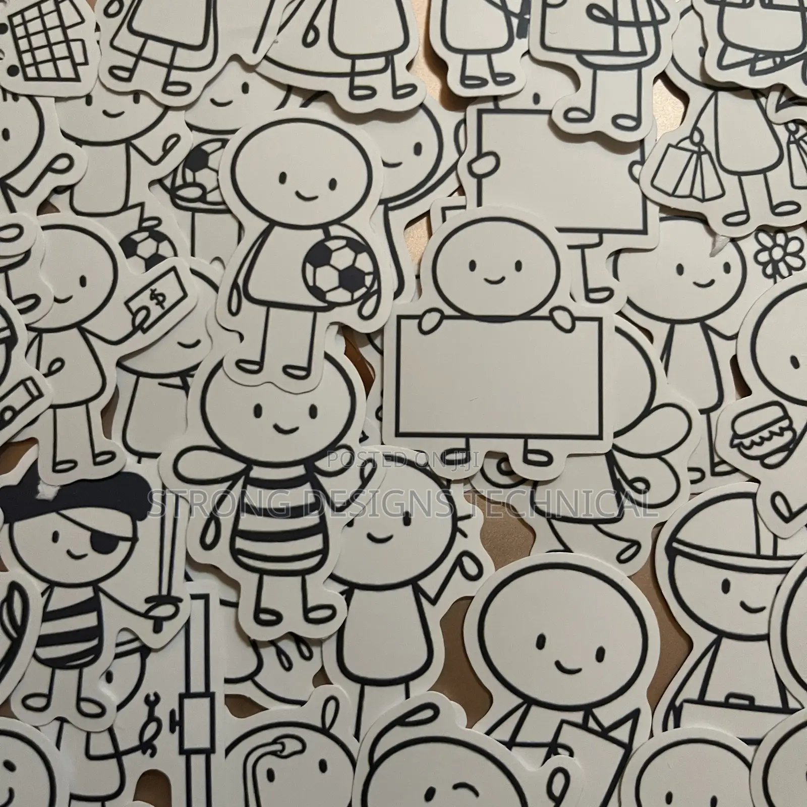 Stickman Stickers for Laptops/ Tablets / Books/ iPad Cases