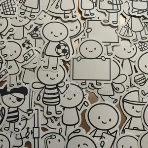 Stickman Stickers for Laptops/ Tablets / Books/ iPad Cases