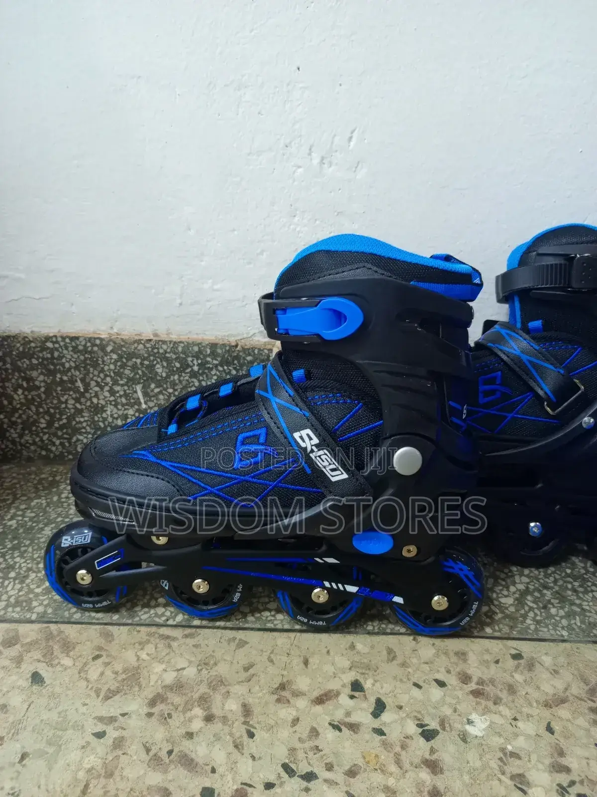 Inline Roller Skates and Safety Equipment Set
